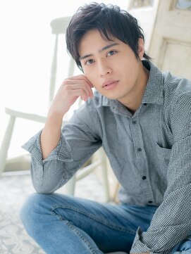 モッズヘア 福岡天神店 mod's天神/黒髪カルマバングスパイキーヘアアクティブショートa