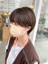 ロマーリ 岡山店(LOMARLIE)&nbsp;３０代４０代５０代ショートボブ脱白髪染め大人ハイライト