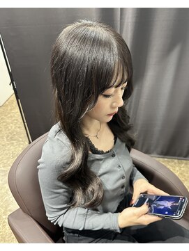 フロレゾンヘアデザインエクステ(floraison hair design exte) ash brown × pull exte