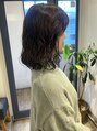 メルト 吉祥寺(melt)&nbsp;顔周りに動きがあるパーマはくくっても可愛いです◎