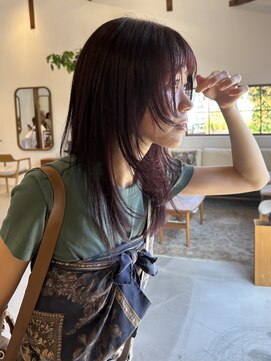 ミッケ(mikke) ハッシュカット×ボルドーヘア