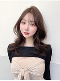 韓国くびれヘアピンクブラウン
