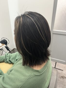 テーラヘアー 板橋店(TELA HAIR) ベージュハイライト×レイヤーミディおんぷか