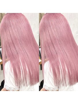 アグゼ(axe) 【ブリーチ】【髪質改善】【ダブルカラー】