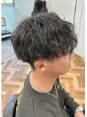 刈り上げマッシュ×シャドウパーマ