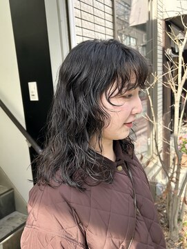 ゴーズゴードットビー 吉祥寺(go s go .b) 【gosgoタカハシ】ミディアムパーマ/吉祥寺パーマ/ドライパーマ