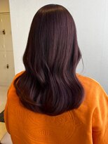 アモレット(amoretto)&nbsp;韓国風ヘア ピンクブラウン 顔周りカット 髪質改善 レイヤー