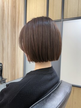 イオエ 三宮(ioe) 髪質改善/ボブ/黒髪/イメチェン/小顔カット/ココアベージュ