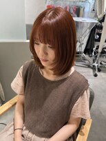エス 大阪梅田店(es) オレンジブラウン ボブレイヤー