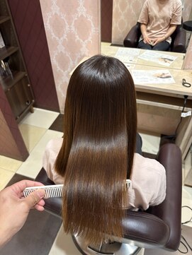 アース 天童店(HAIR&MAKE EARTH) 髪質改善ストレート
