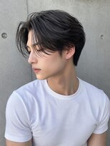 ネオリーブウリ 二子玉川店(Neolive uri)&nbsp;韓国マッシュスペインカールスパイキーショートブルーブラック