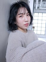 アルバム 渋谷パルコ(ALBUM)&nbsp;外ハネボブ_耳かけウェーブパーマフォギーベージュ_7391