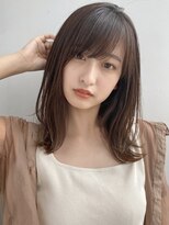 【GARDEN荒井夏海】さらっと鎖骨レイヤーミディアム