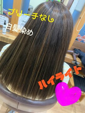 インプレス ちとせモール店(impres) 白髪染めハイライト(^O^☆♪