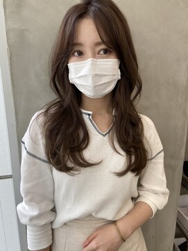 ヌー 代官山(nuu) メルティカラー韓国風ロング顔まわりレイヤー