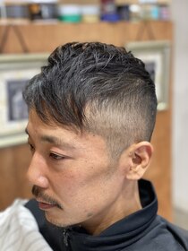バーバーエレン 中野新橋店(BARBER ellen) サイドグラデーション/スリークショート/かき上げ/中野新橋