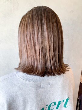 アイティーバイアルバム 松戸店(IT by ALBUM) ブラウンボブ_ミニウルフテラコッタくすみブルー_ba327263