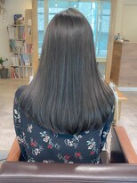 ネイヴィル オモテサンドウ(navile omotesando) *ブリーチなし透けるオリーブグレージュ*