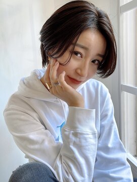 スプレンド センター南(SPLENDO hair nail supply&co.) 【センターパートハンサムボブ】＋髪質改善トリートメント