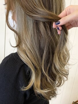 グッデイ ヘアー(GOOD DAY HAIR) 【GOOD DAY HAIR】《ミルクティーイヤリングカラー》 下北沢