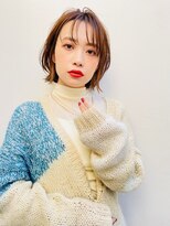 エース (ACE)&nbsp;ACE 横浜 大人レイヤーボブ×艶オレンジブラウンカラー