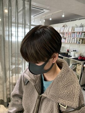 アニュー ヘア アンド ケア(a New hair&care) 20代30代40代ハイライトハンサムショート小顔