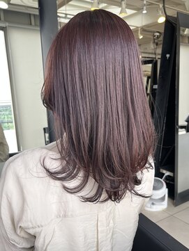 アクアオモテサンドウ(ACQUA omotesando) △大人可愛いピンクラベンダーブラウン艶カラーレイヤーカット