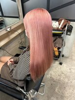 ジーナエス 札幌(Zina S)&nbsp;髪質改善＊ペールコーラルピンク＊美髪【Zina S 札幌】