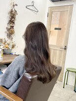 ホンネ(honne.)&nbsp;グレーベージュ×ロング