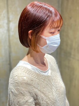 リブロ(liblo) ミニボブ × インナーカラー(ベージュ)【liblo】