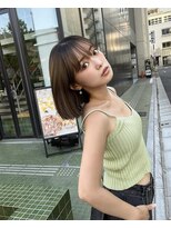 ヘアーデザイン ディープ(Deep)&nbsp;重めなシンプルボブ