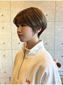 柔らかマッシュショート