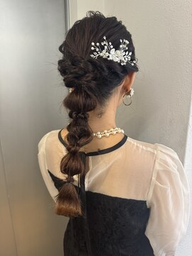 オーブ ヘアー リリー 博多2号店(AUBE HAIR lily) 大人気編み下ろしアレンジ♪