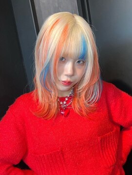 ヌル 表参道本店(Null) スラッシュカラー[エンドカラー/アンブレラカラー/ルーツカラー]