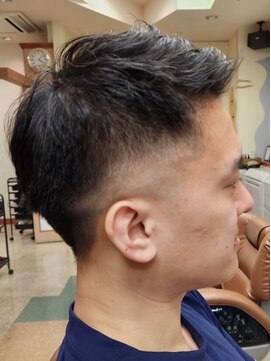 アポロカットステージ 相模大野店 アップバング/ツーブロックマッシュ<理容室>[メンズ/相模大野]