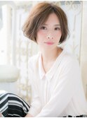 mod's姪浜/ヘルシースタイルくせ毛風小顔ひし形ショートボブh