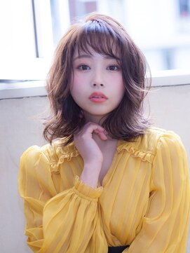 ジェニーバイメノン(JENNIE by Menon) イルミナカラー×ヘルシレイヤー×外ハネミディ