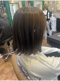 切りっぱなしボブ