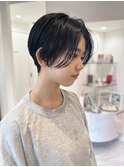 【MONA】ハンサムショート/暗髪ショート/コンパクトショート