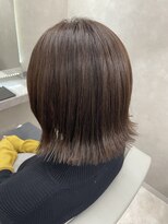 ロウ 札幌(ROW)&nbsp;。ベージュ/透明感/ワンレン/髪質改善／ワイドバング