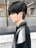【くびれる美しいシルエット】メンズカット+ダウンパーマ/クロスパーマ￥9900