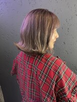 プライズ アイリス 池袋東口店(prize Iris)&nbsp;韓国ヘアハイライトカラーグレージュ池袋