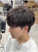 シャドウパーマスパイラルパーマ万代新潟駅無造作パーマ