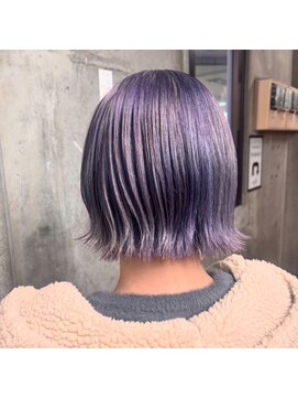 アジリ(agili) 20代30代40代/タッセルボブ/ラベンダー/ハイトーン