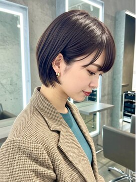 エル 新小岩(elu) 美髪/ワイドバング/レイヤーカット/くすみベージュ/新小岩駅