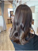 透明感アッシュカラー×ハイライト/20代/30代/40代/50代/60代