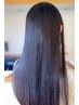 【2回目も嬉しい☆】シルクの手触り、絹髪ストレート+カット+TR  26,300円～