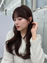 フォンズ(FONS)&nbsp;くびれ韓国ヘア/ショコラカラー/レイヤーカット/顔周りカット