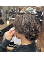 メゾンフォーメン 心斎橋店(Maison for men)&nbsp;サーフカール/ツイストスパイラル/波巻きパーマ/メッシュ