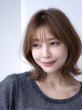 ドットハリス(.Hallis) レイヤーボブ/レイヤーカット/くびれレイヤー/韓国風ヘア